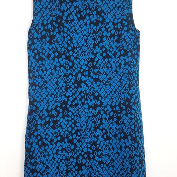 Missoni | Silk Blue Dress Black Pattern Sleeveless 4 Abstract - Picture 3 of 7